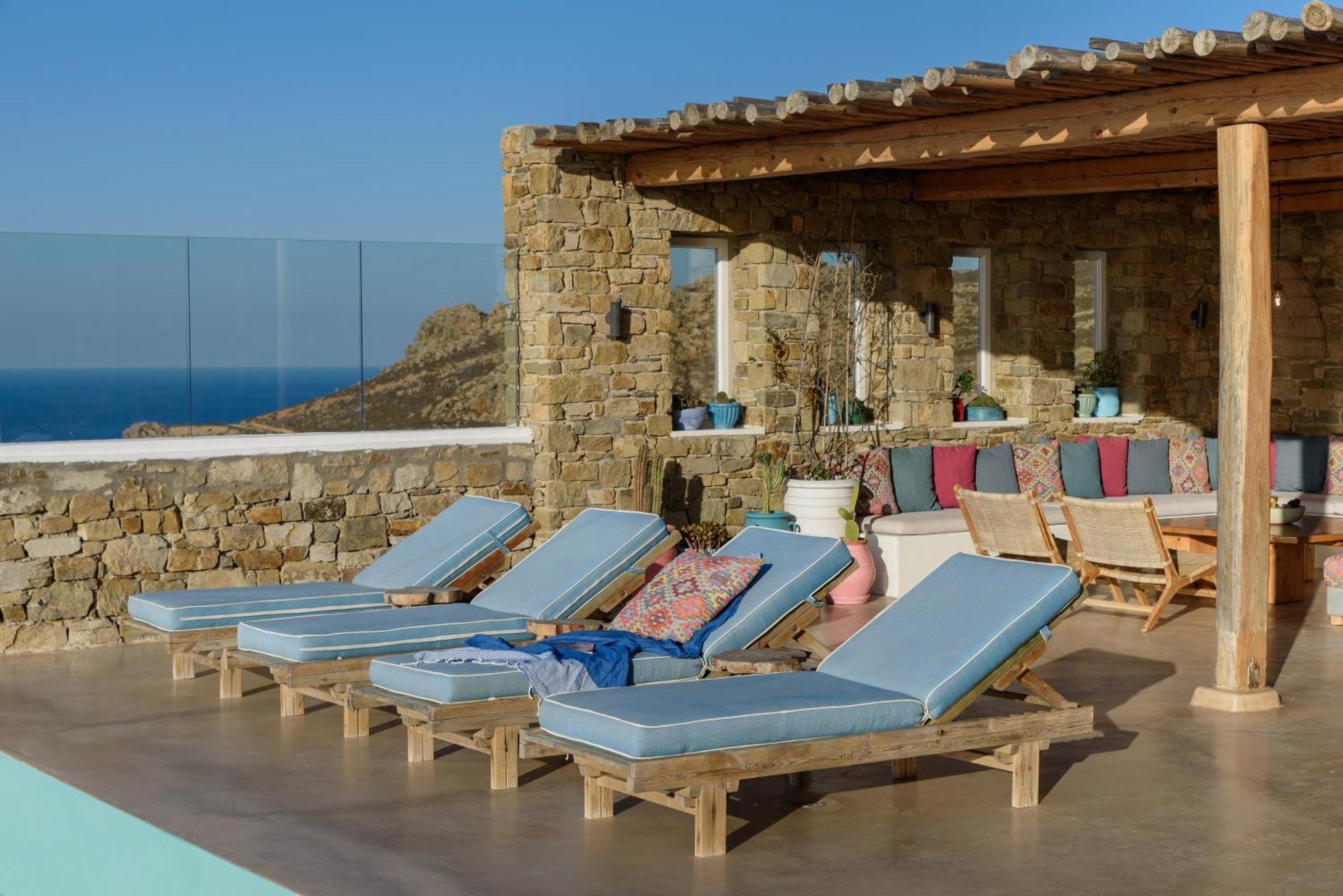 Villa Joy - Sunset Sea View Villa Mykonos Town Екстер'єр фото