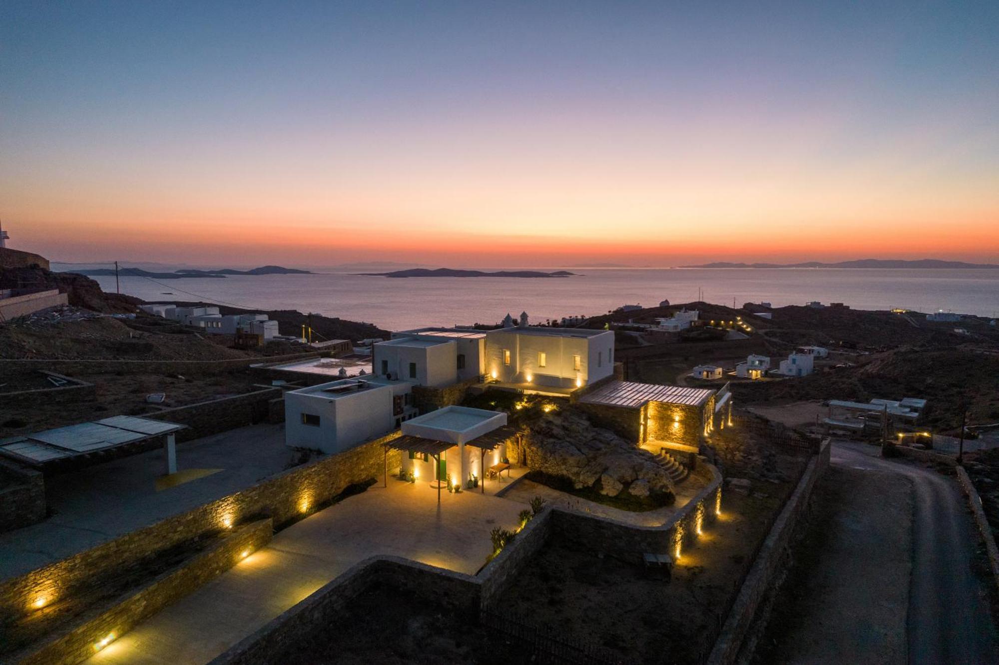 Villa Joy - Sunset Sea View Villa Mykonos Town Екстер'єр фото