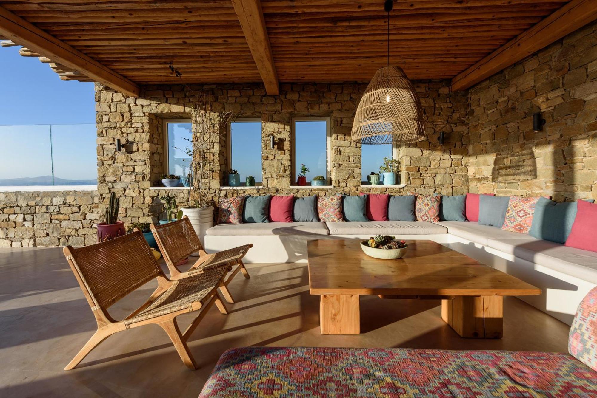 Villa Joy - Sunset Sea View Villa Mykonos Town Екстер'єр фото