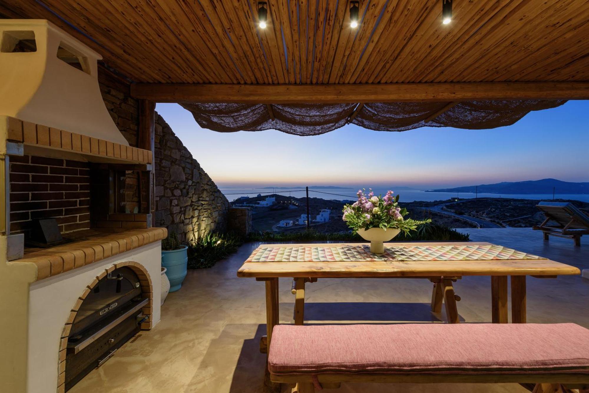Villa Joy - Sunset Sea View Villa Mykonos Town Екстер'єр фото